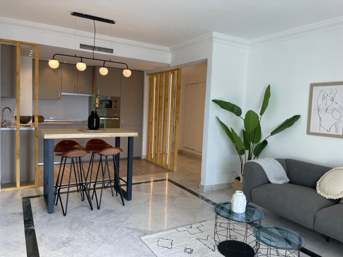 Puerto Banus Beach Moderno Apartamento 马尔韦利亚 外观 照片
